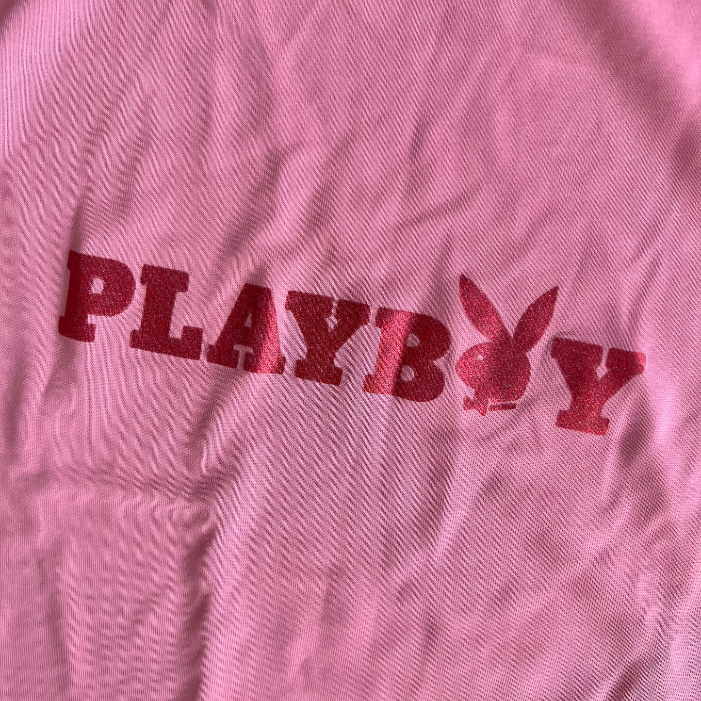 Vintage Y2K Playboy Pink Logo Tank Top (M)