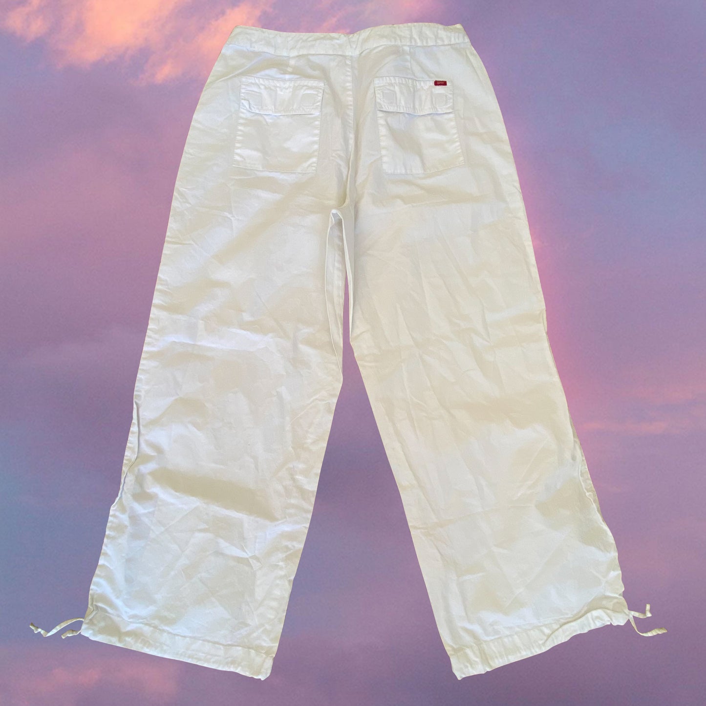 Vintage 90’s Skater White Capri Cargo Pants (S)