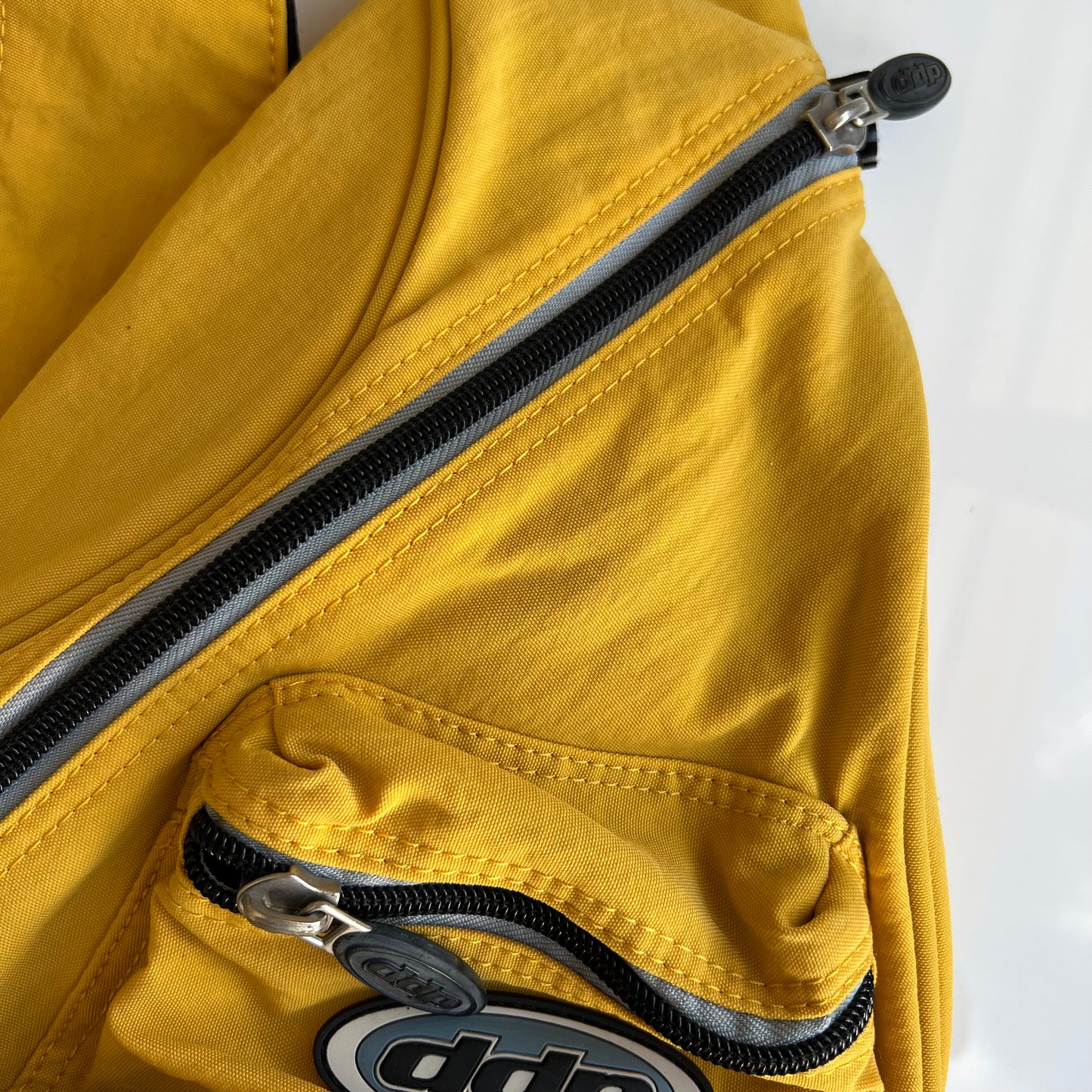 Vintage 90’s Techwear Yellow One Shoulder Backpack