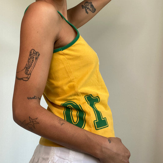 Vintage 90's Sporty 'Brazil' Country Flag Top (M)