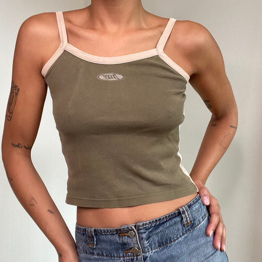 Vintage 90's Skater Khaki Cami Top (S)