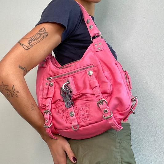 Vintage Y2K Cyber George Gina & Lucy Hot Pink Bag
