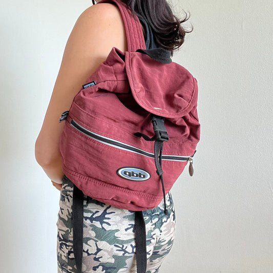 Vintage 90's Skater Dark Red Mini Backpack