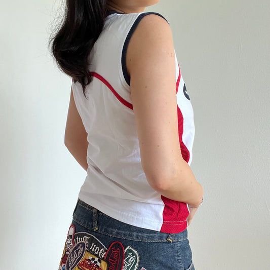 Vintage 90’s Sporty 'England' Flag Oversized Tank Top (S)