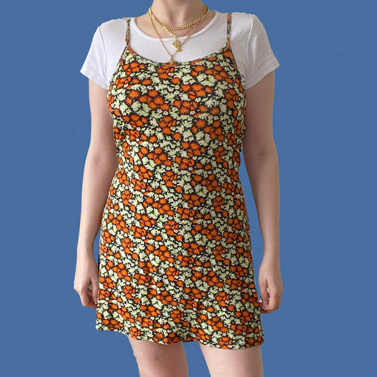 Vintage 90's Floral Mini Dress