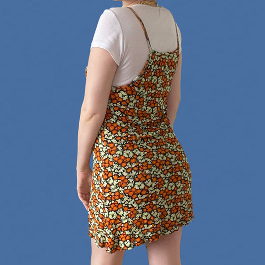 Vintage 90's Floral Mini Dress