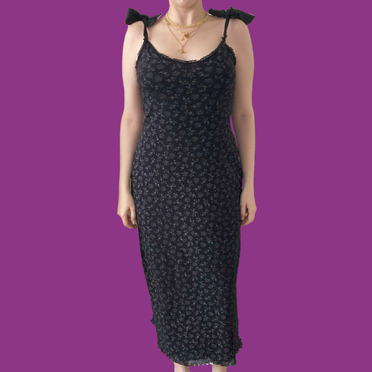 Vintage 90's Kookäi Ditsy Floral Maxi Dress