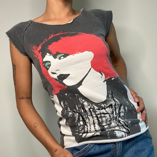 Vintage 90's Archive Blondie Grey Tank Top (S/M)