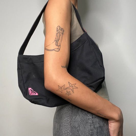 Vintage 90's Skater Black Small Shoulder Bag