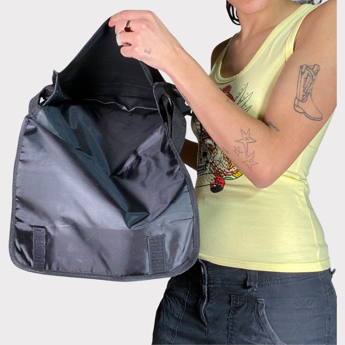 Vintage 2000's Playboy Black Messenger Crossbody Bag