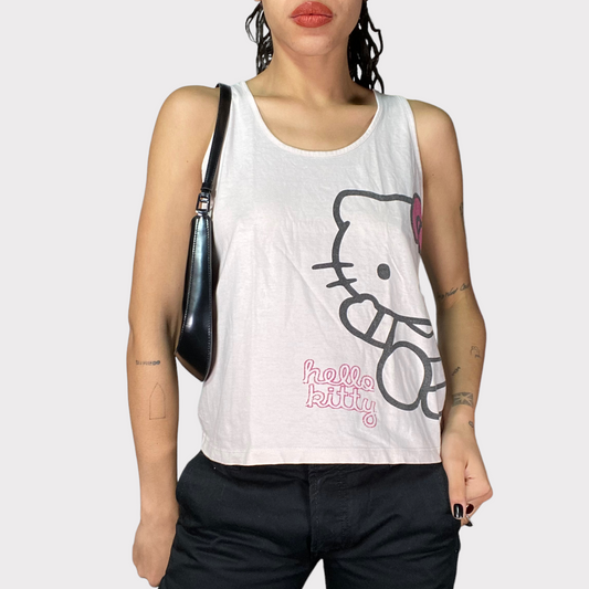 Vintage 2000's Hello Kitty Light Pink Tank Top (M)