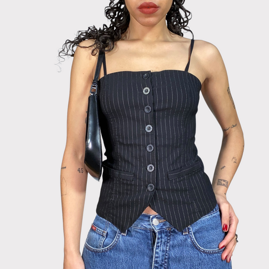 Vintage 90's Morgan de Toi Silk Backless Halter Top (XS/S) – Michelle Tamar