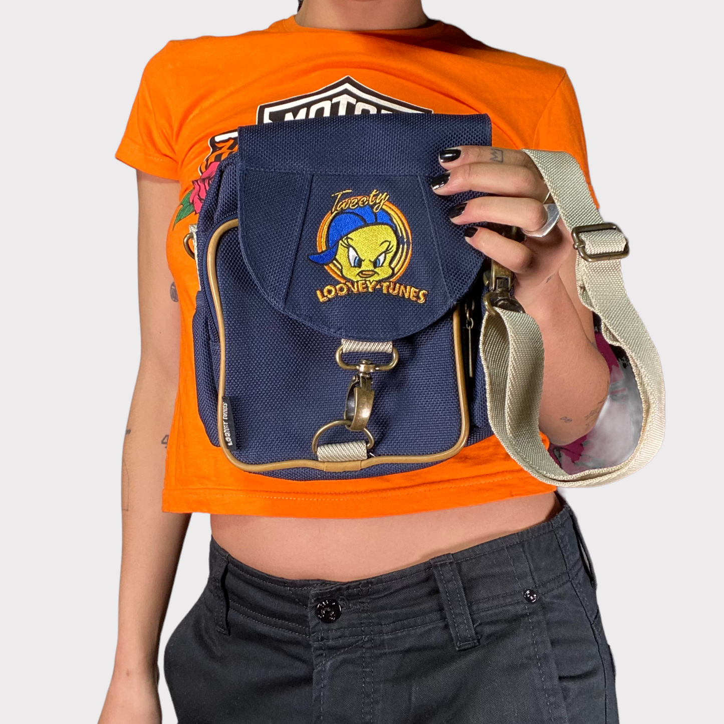 Vintage 90's Looney Tunes Crossbody Small Messenger Bag