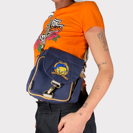 Vintage 90's Looney Tunes Crossbody Small Messenger Bag