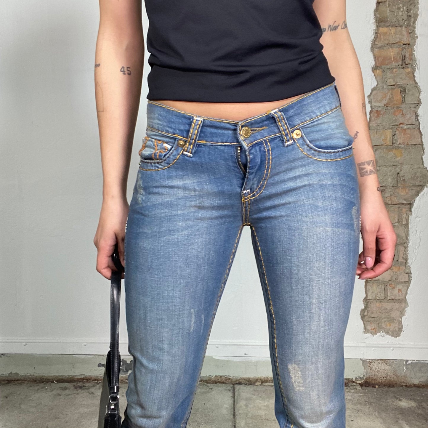 Vintage 90's True Religion Low Rise Jeans (S)