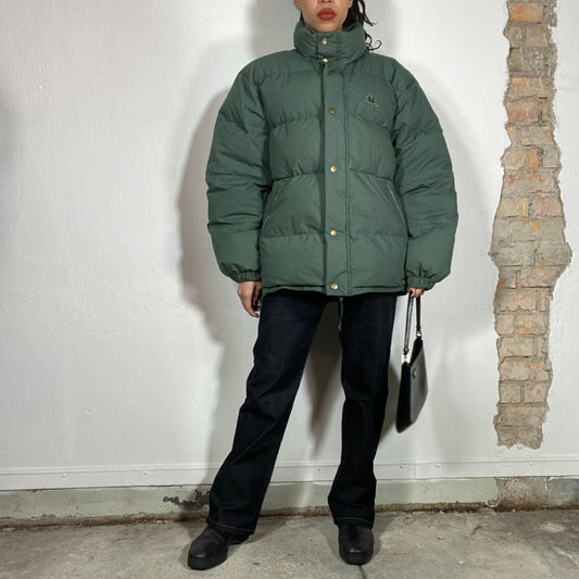 Vintage 90's Kappa Winter Green Puffer Jacket (L)