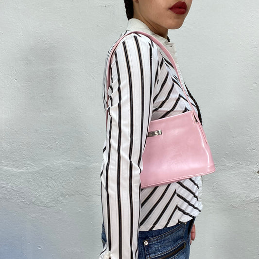 Vintage 2000's Funky Baby Pink Shoulder Bag