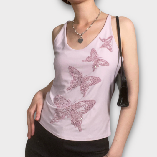 Vintage 2000‘s Butterfly with Crossed Back Detail (S)