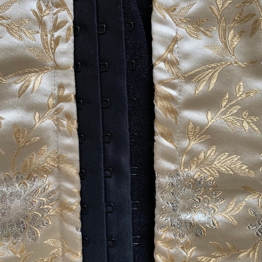 Vintage 90‘s Gold Silk Corset