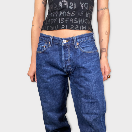 Vintage 90's Levi's Baggy Washed Out Denim Jeans