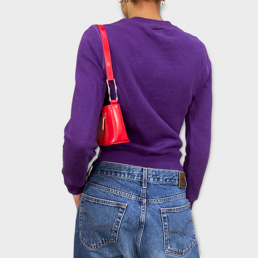 Vintage Y2K Skater Miss Sixty Luxury Purple Sweatshirt (XS/S)