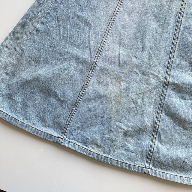 Vintage 90’s Hippie Denim Low Waist Maxiskirt (36 EU / 8 UK / 4 US)